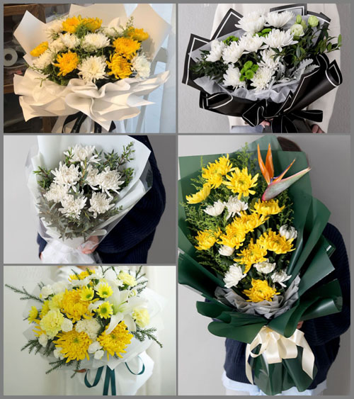 山东淄博张店区和平街道和平社区白事花束代送